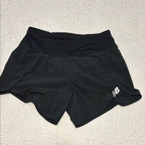 New Balance Women's Black Performance Shorts Impact 5" Running shorts